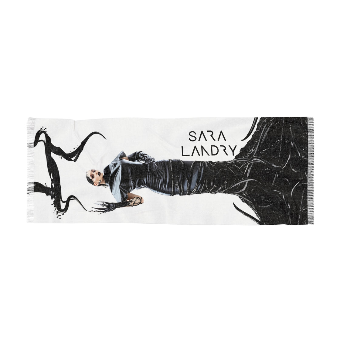 Sarah Landry Pashmina Rave Festival Merch Lightweight Scarf - EDMCLOTHINGSTORE