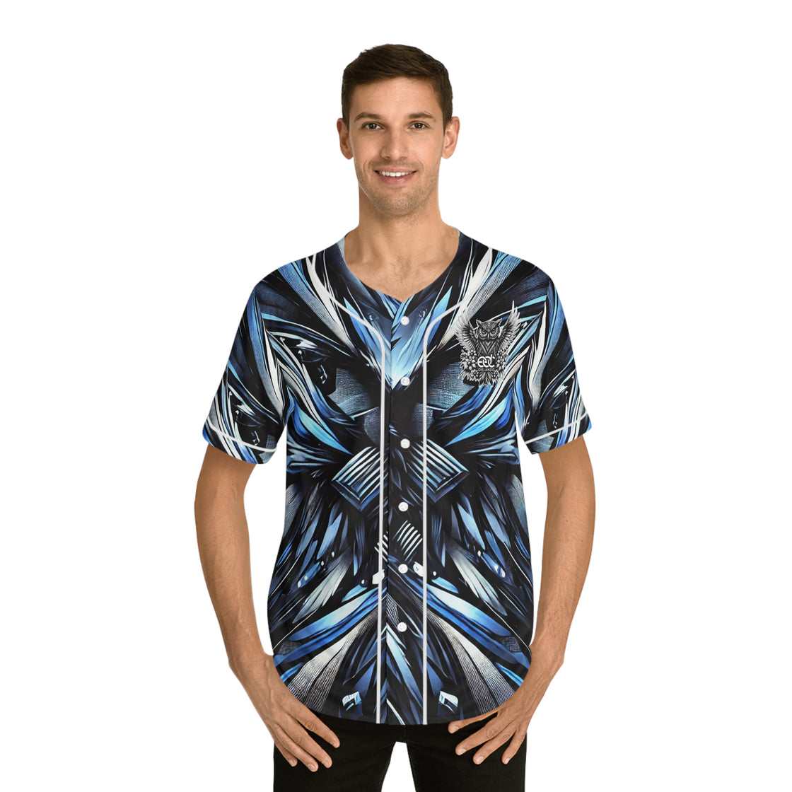 EDC Orlando Jersey (OWL) Blue Rave Jersey Top Seller 2 - EDMCLOTHINGSTORE