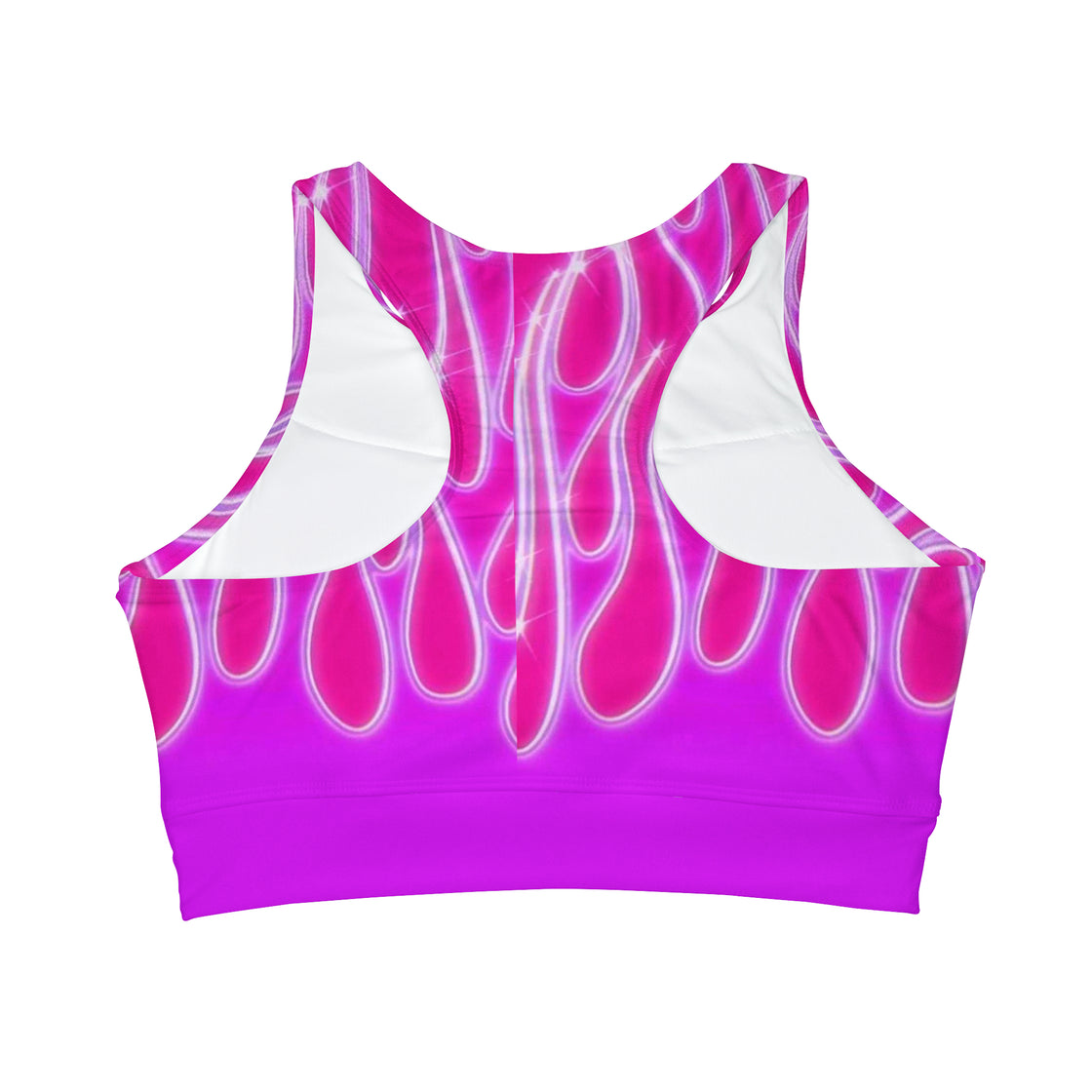 Riddim Slut Crop Top Jersey Bikini Top (FIRE) - EDMCLOTHINGSTORE