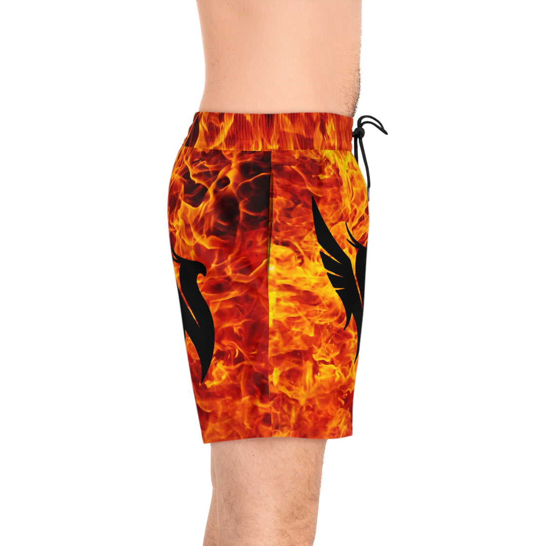 Illenium Merch Men's Mid-Length Swim Shorts (AOP) - EDMCLOTHINGSTORE