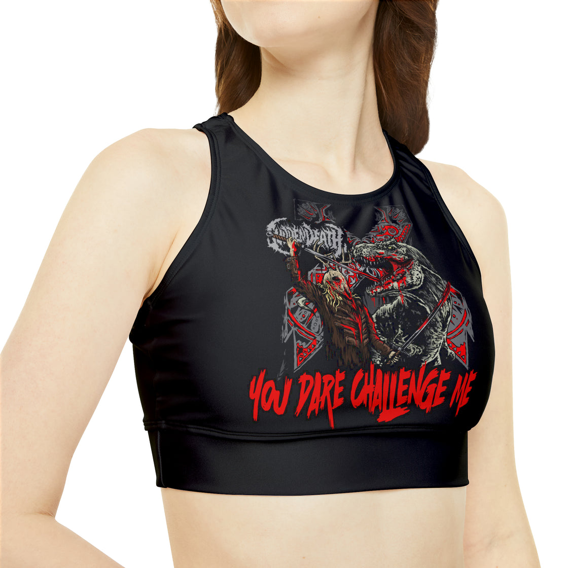 Svdden Death Excison Crop Top #2 Jersey Bikini Top - EDMCLOTHINGSTORE