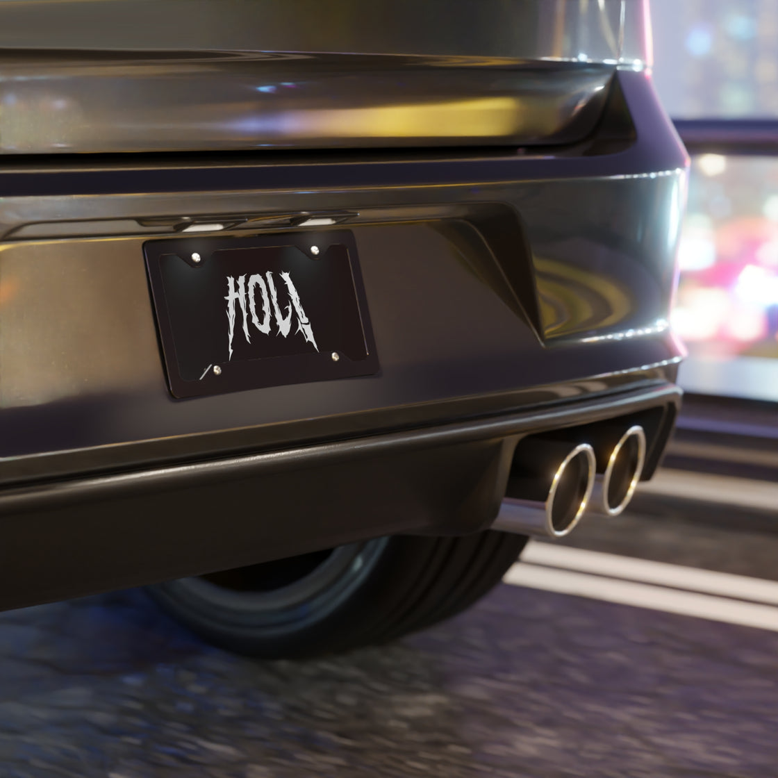 Hol! Car Plate - EDMCLOTHINGSTORE