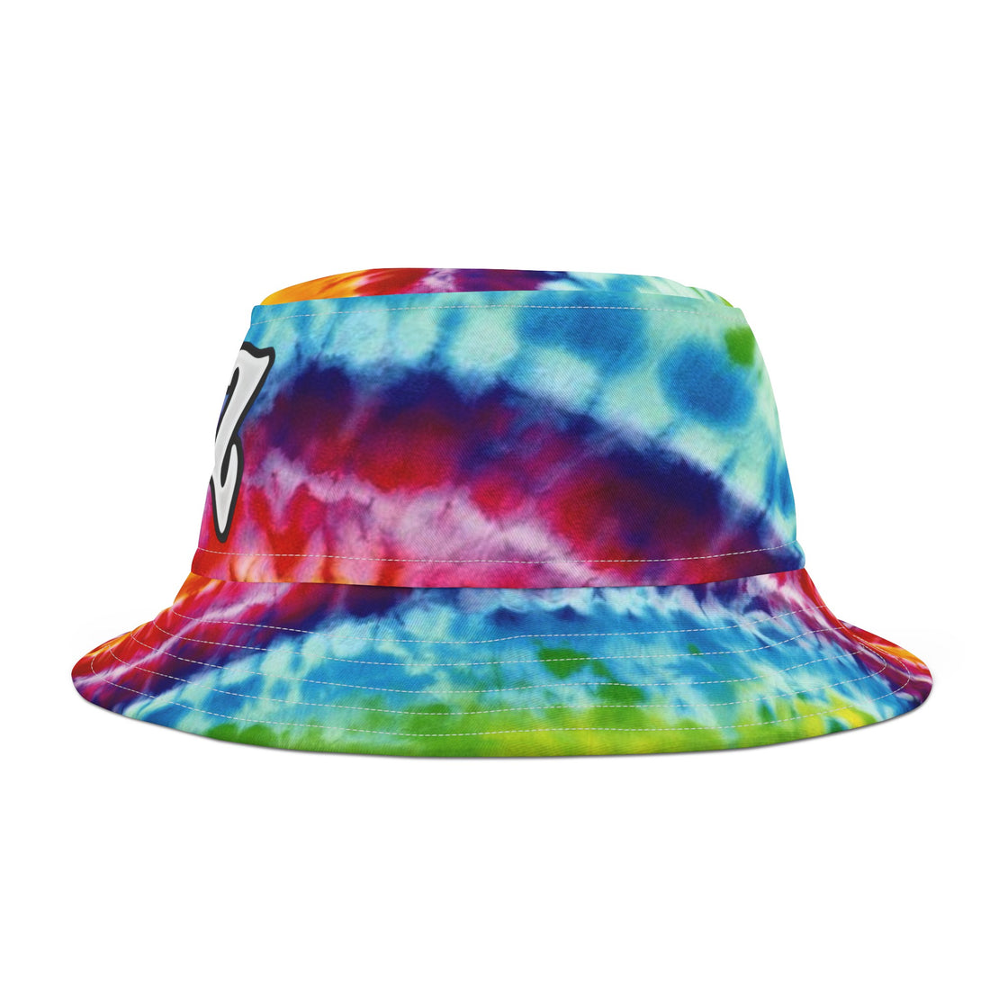 Griz Tye Dye Psychedelic Bucket Hat - Vibrant EDM Festival Gear - EDMCLOTHINGSTORE