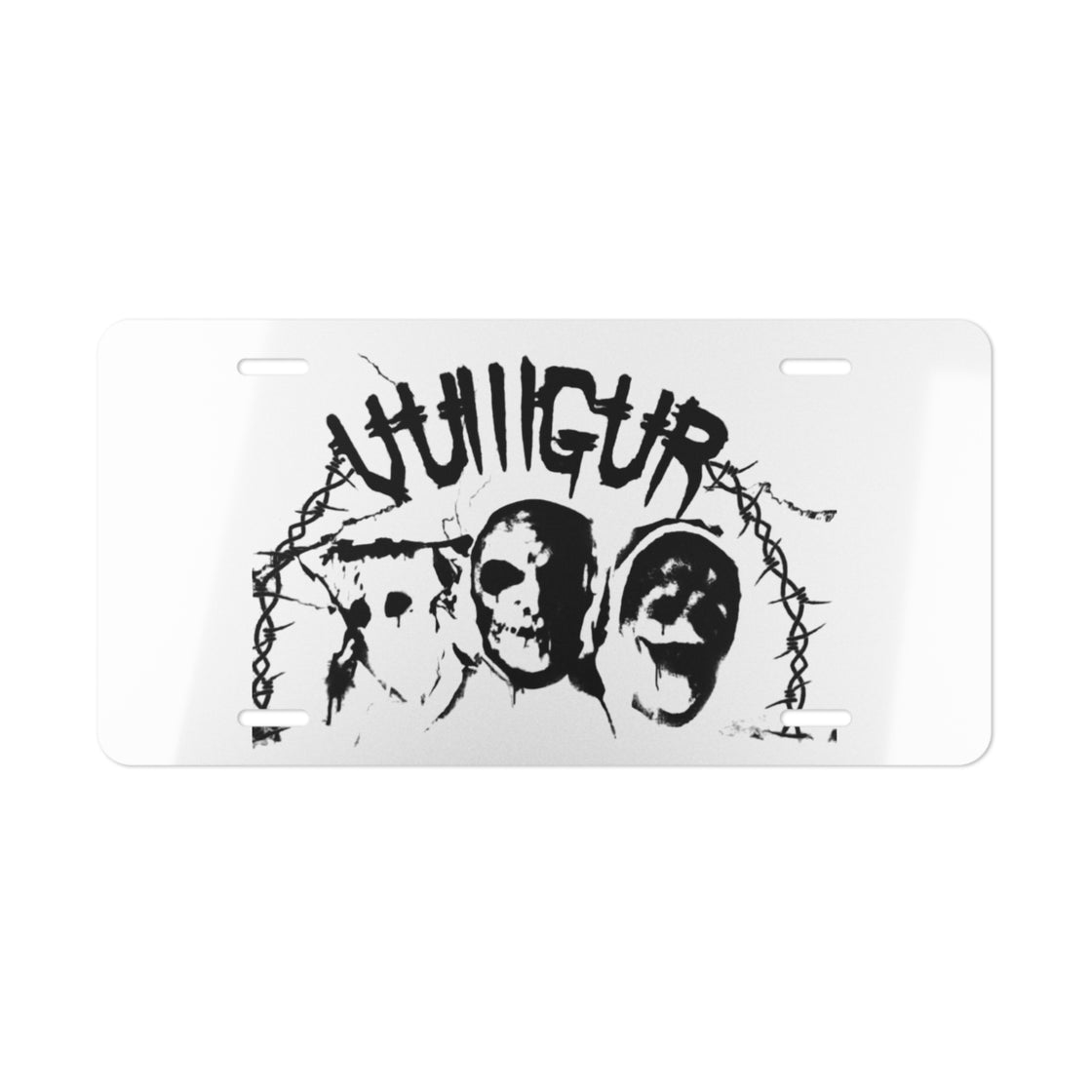 Vulllgur Car Plate - EDMCLOTHINGSTORE