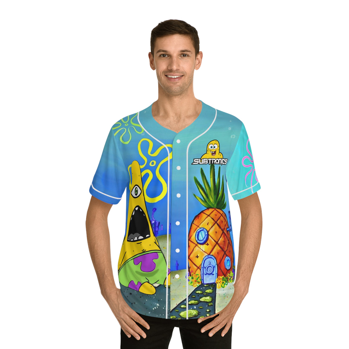 Subtronics Spongbob Jersey Cyclops Cove Jersey Rave Jersey EDM Jersey 2 - EDMCLOTHINGSTORE