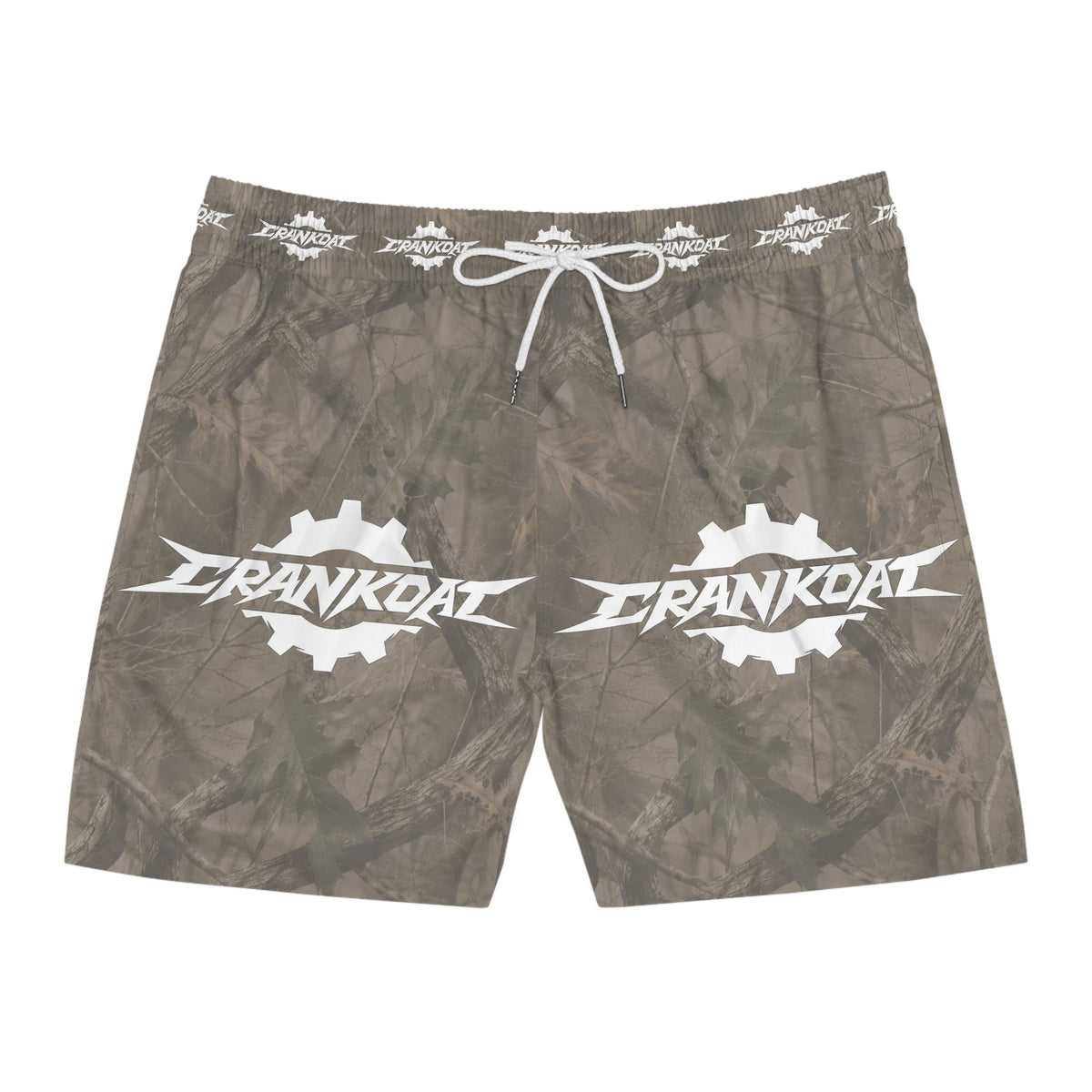 Crankdat Rave Swim Shorts — Men's Mid-Length Electronic Dance Beachwear