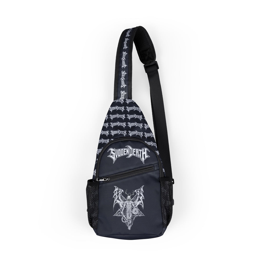 Svdden Death Sling Bag Edgy Chest Bag for Music Lovers, Alternative Sling Bag, Streetwear Accessory, Festival Bag, Unique Gifts for Friends