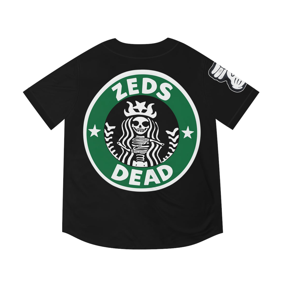 Zeds Dead Deadbeats Starbucks Rave Baseball Jersey | EDM Festivals 2024 Top Seller - EDMCLOTHINGSTORE