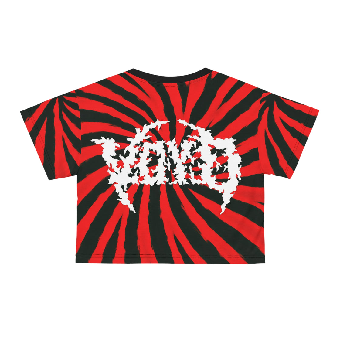 Sudden Death Tye Top Crop Tee  Shirt | Alternative Fashion, Edgy Streetwear, Music Merch, Festival Outfit, Graphic Tee