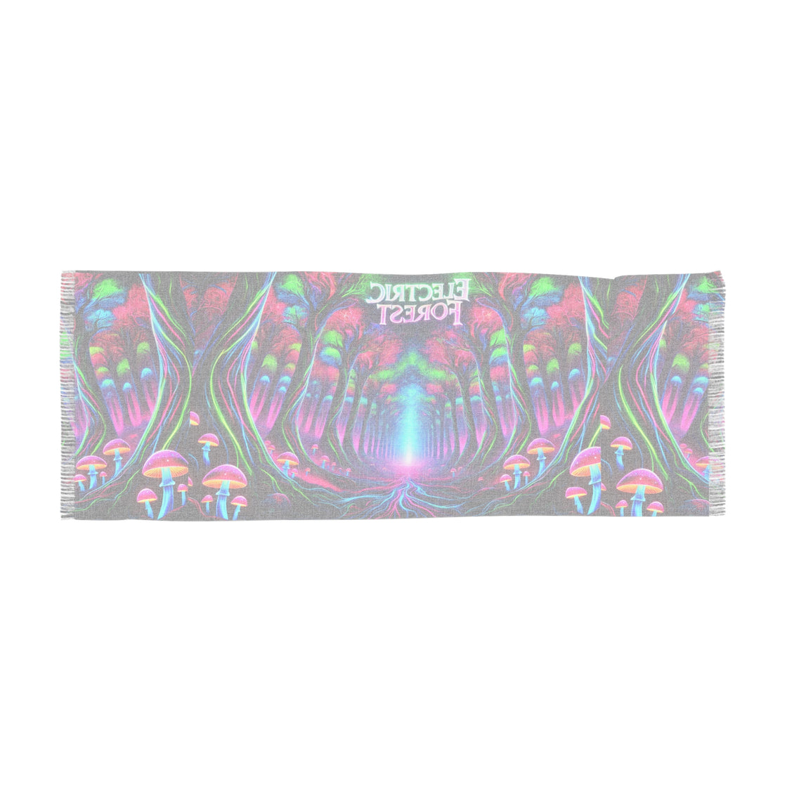 Pashmina Scarf Electric Forest Edm Lightweight - EDMCLOTHINGSTORE