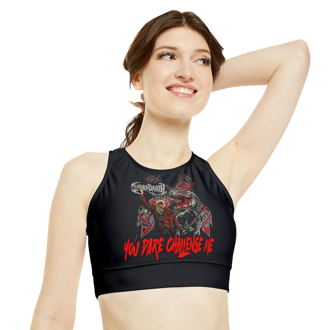 Svdden Death Excison Crop Top #2 Jersey Bikini Top - EDMCLOTHINGSTORE