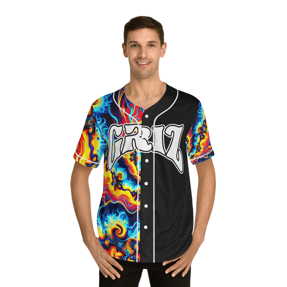 Griz Tye Dye Jersey (Split Personality) 1 - EDMCLOTHINGSTORE