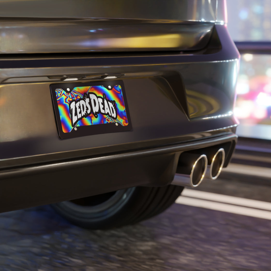 Zeds Dead Car Plate - EDMCLOTHINGSTORE