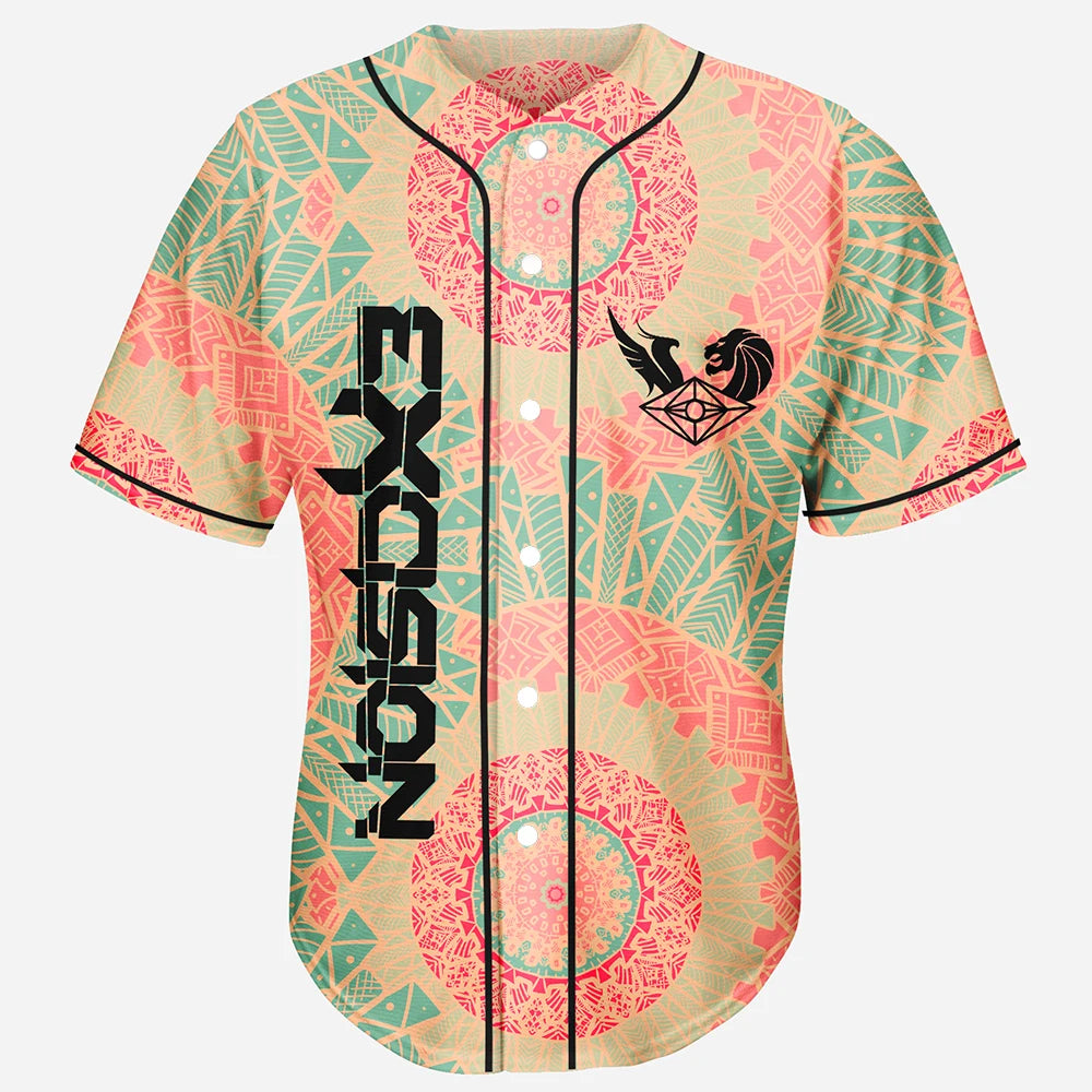 Excision Illenium Seven Lions Slander Rave Baseball Jersey For EDM Festivals Rave