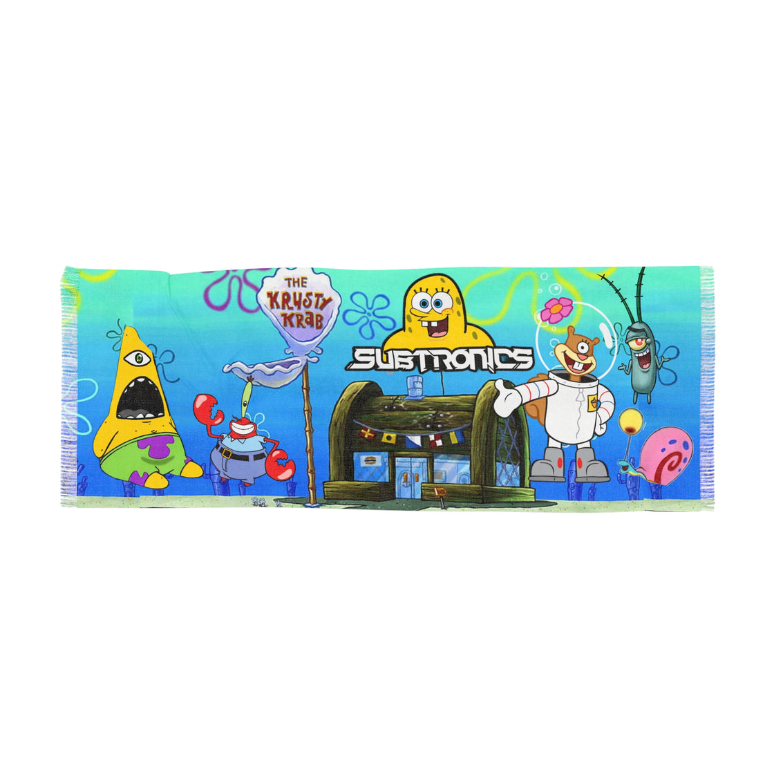 Subtronics (Family SpongeBob) Rave Pashmina Cyclops Cove Pashmina Top Seller Light Weight Scarf - EDMCLOTHINGSTORE