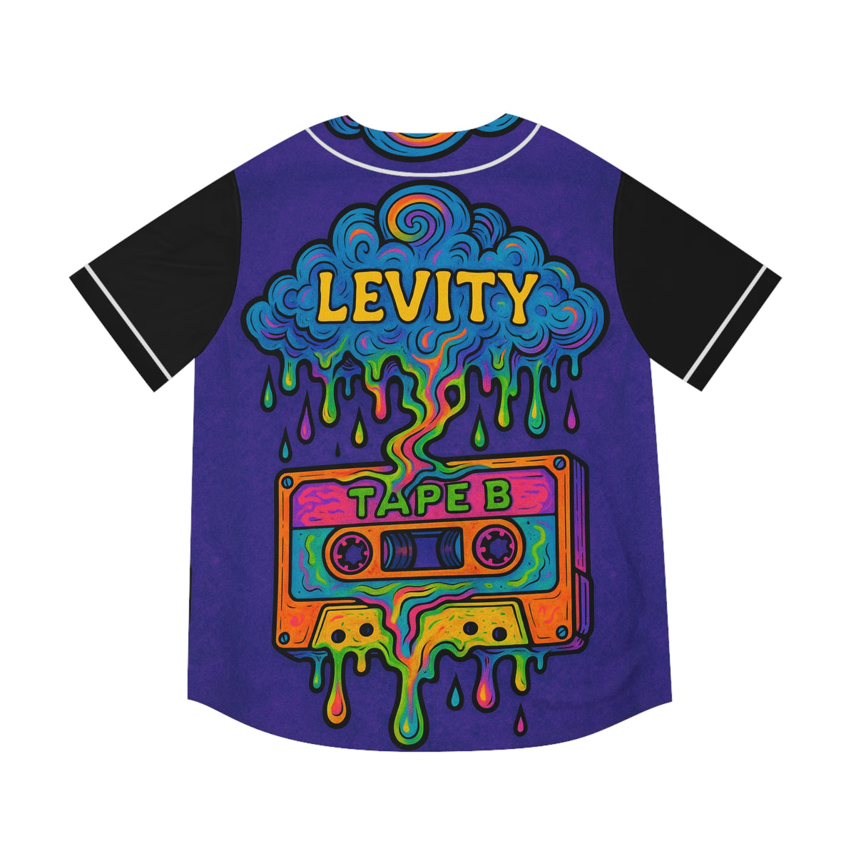 Trippy Levity  Tape B Jersey EDM Rave Jersey Colorful Festival Jersey – Limited Edition