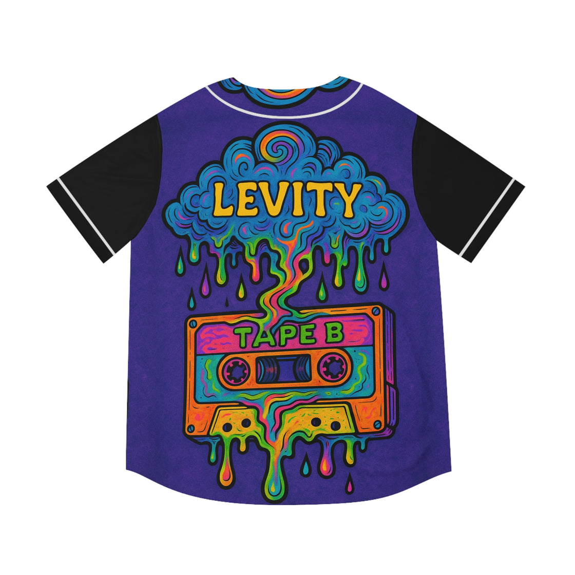 Trippy Levity  Tape B Jersey EDM Rave Jersey Colorful Festival Jersey – Limited Edition