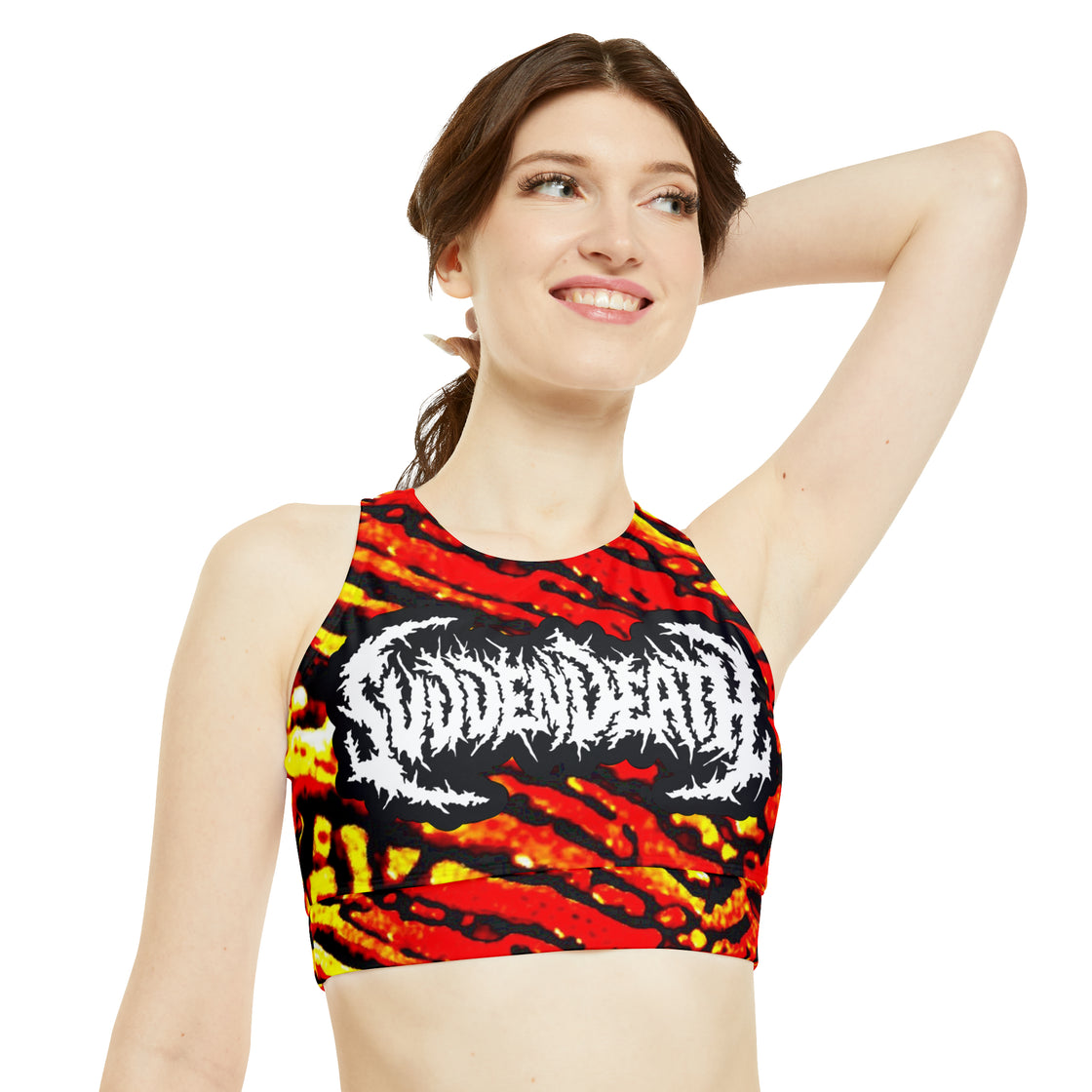 Svdden Death Crop Top Jersey Bikini Top Merch - EDMCLOTHINGSTORE