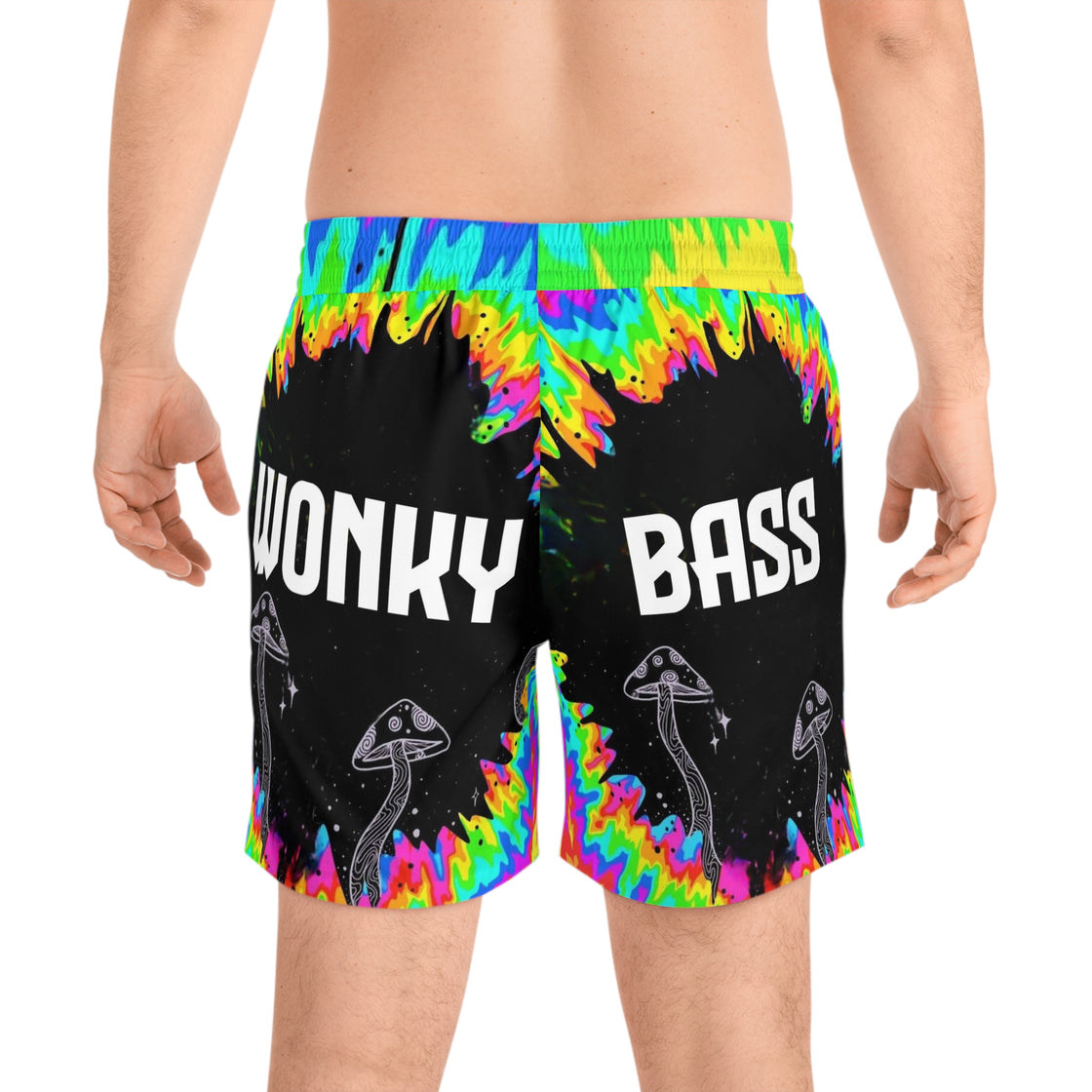 Wonky Bass Shorts EDM Shorts Rave Shorts - EDMCLOTHINGSTORE