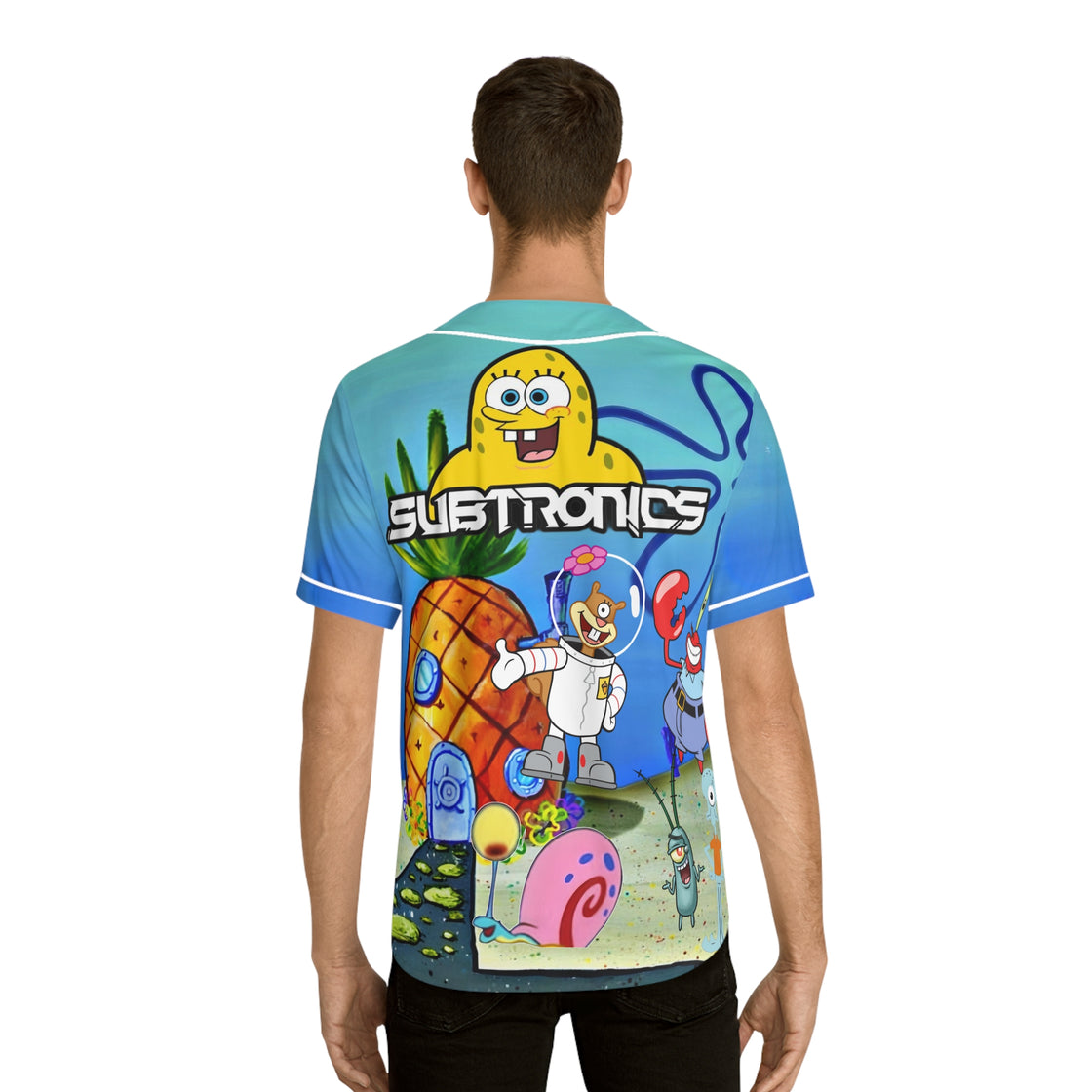 Subtronics SpongeBob Jersey Cyclops Cove Jersey Rave Jersey EDM Jersey SpongeBob Jersey - EDMCLOTHINGSTORE