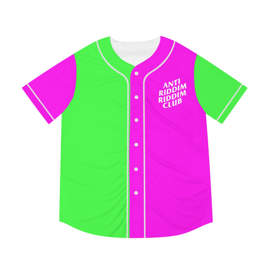 Anti Riddim Riddim Club Jersey (PINK & GREEN) - EDMCLOTHINGSTORE