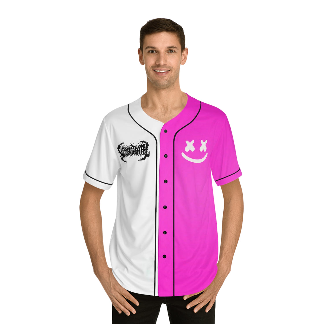 Marshmellow Jersey B2B Svdden Death Jersey (PINK) EDC Las Vegas Lost Lands Merch 2024 - EDMCLOTHINGSTORE