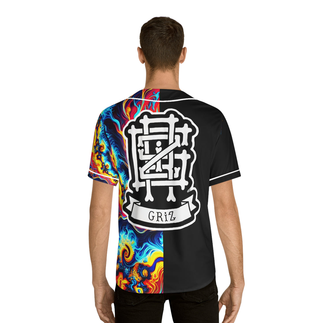 Griz Tye Dye Jersey (Split Personality) 1 - EDMCLOTHINGSTORE