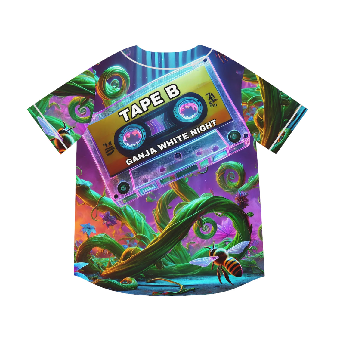 Tape B x Ganja White Night Jersey Ganja Tape Jersey - EDMCLOTHINGSTORE