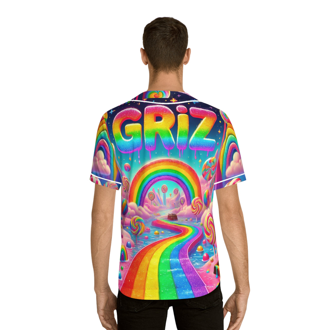 GRIZ Jersey (Candyland Theme) EDM Jersey Rave Jersey - EDMCLOTHINGSTORE