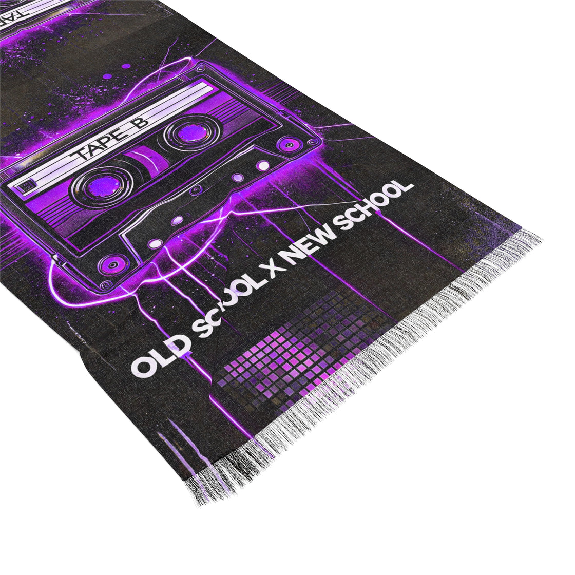 Tape B Pashmina EDM Pashmina Rave Pashmina Lost Lands Pashmina Lightweight Scarf - EDMCLOTHINGSTORE