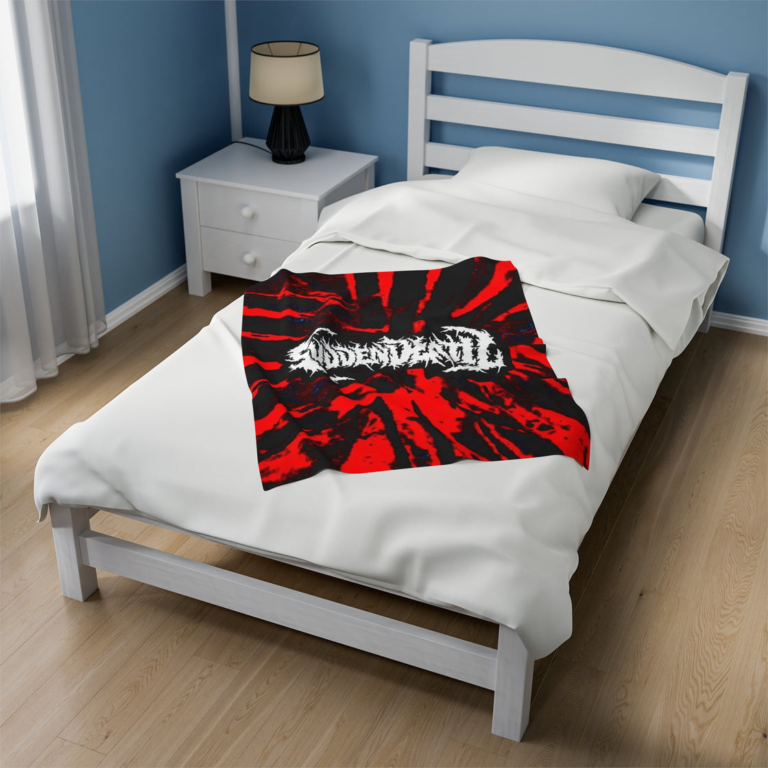 Svdden Death Velveteen Plush Blanket - EDMCLOTHINGSTORE