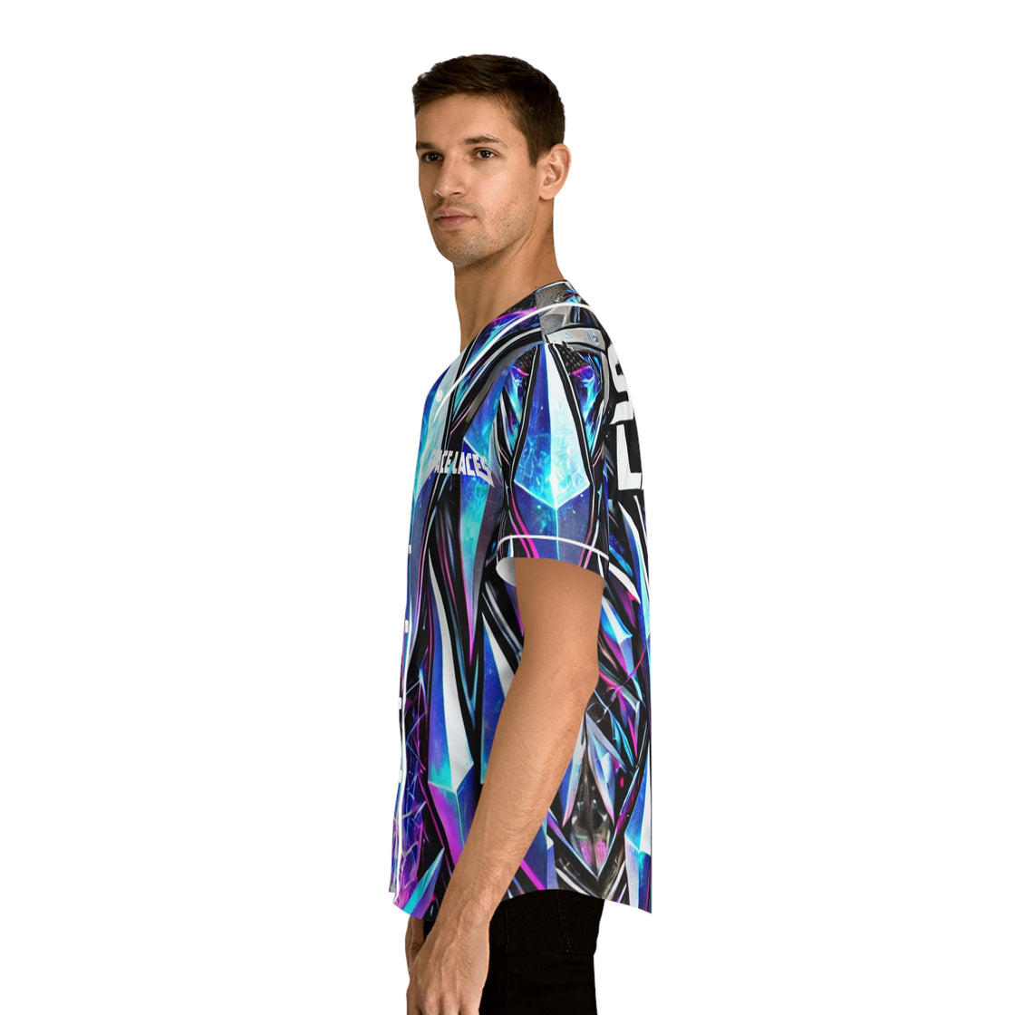 Space Laces Jersey (Blue Diamond) - EDMCLOTHINGSTORE
