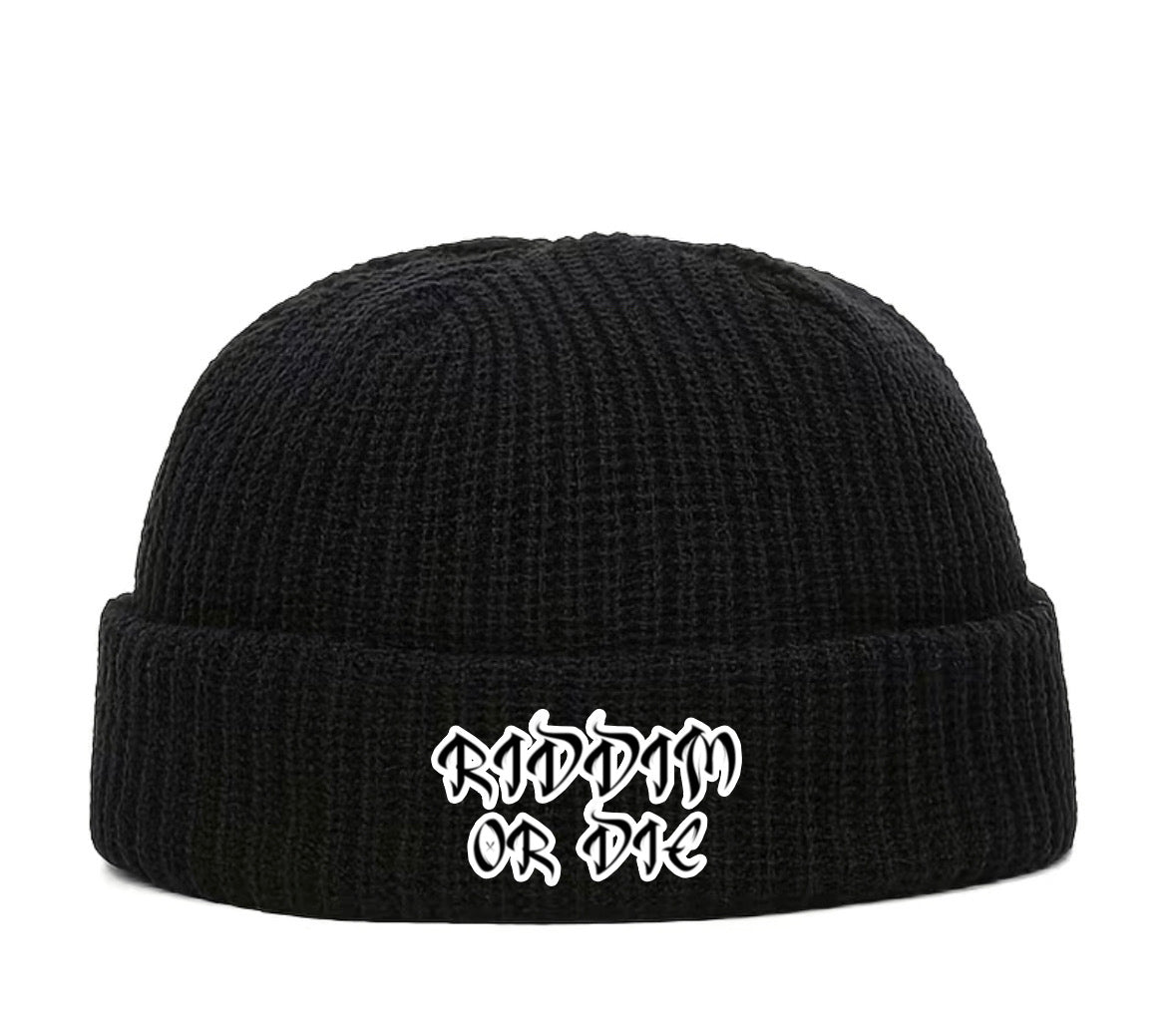 Riddim Or Die Half Beanie