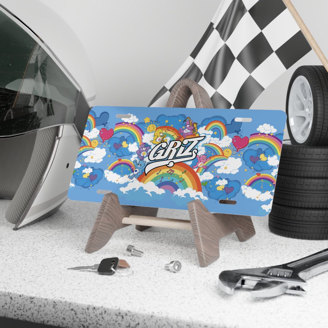 Griz Car Plate - EDMCLOTHINGSTORE