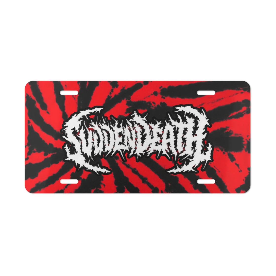 Svdden Death Car Plate - EDMCLOTHINGSTORE