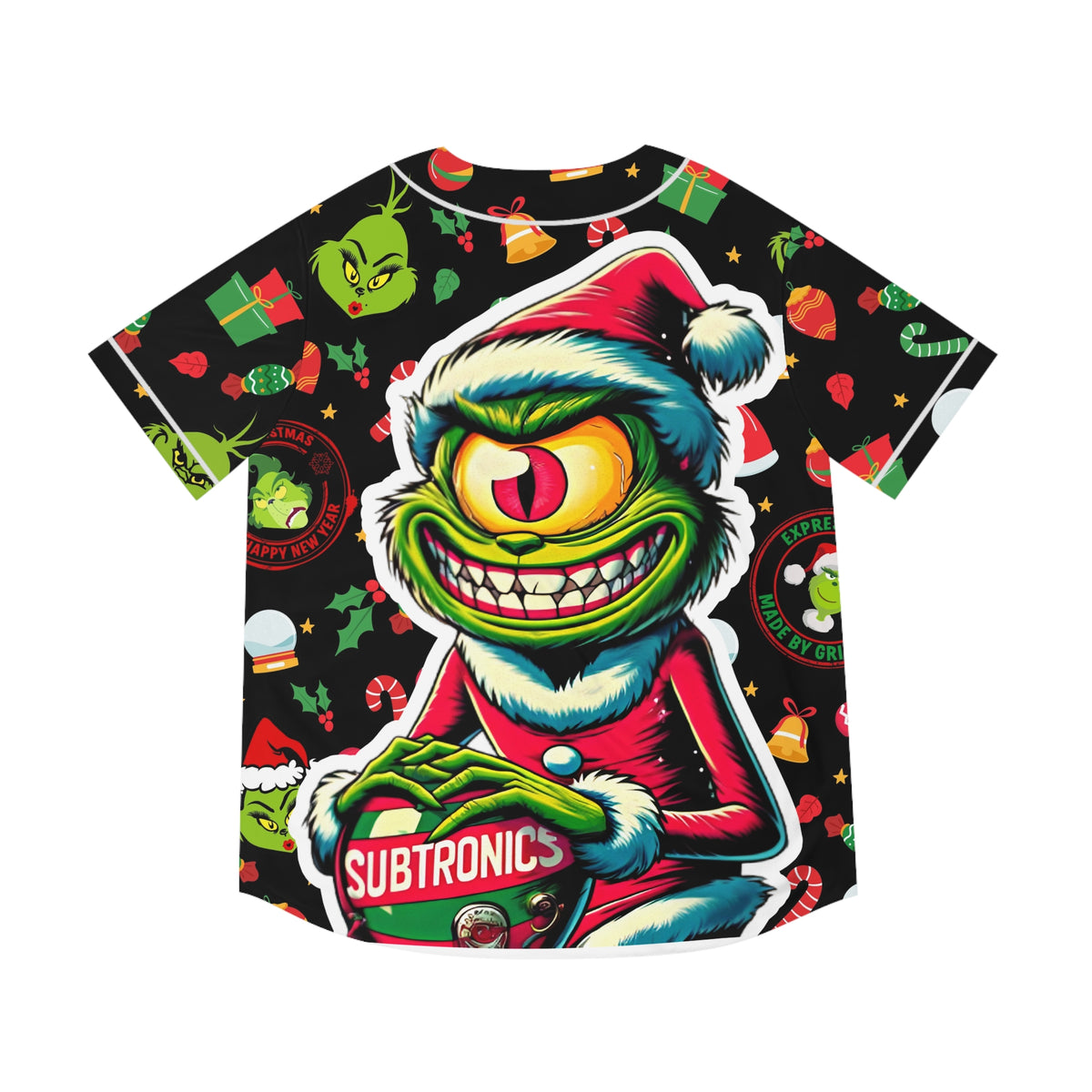 LIMITED EDITION Subtronics Holiday Grinch Jersey Rave Jersey EDM Jersey