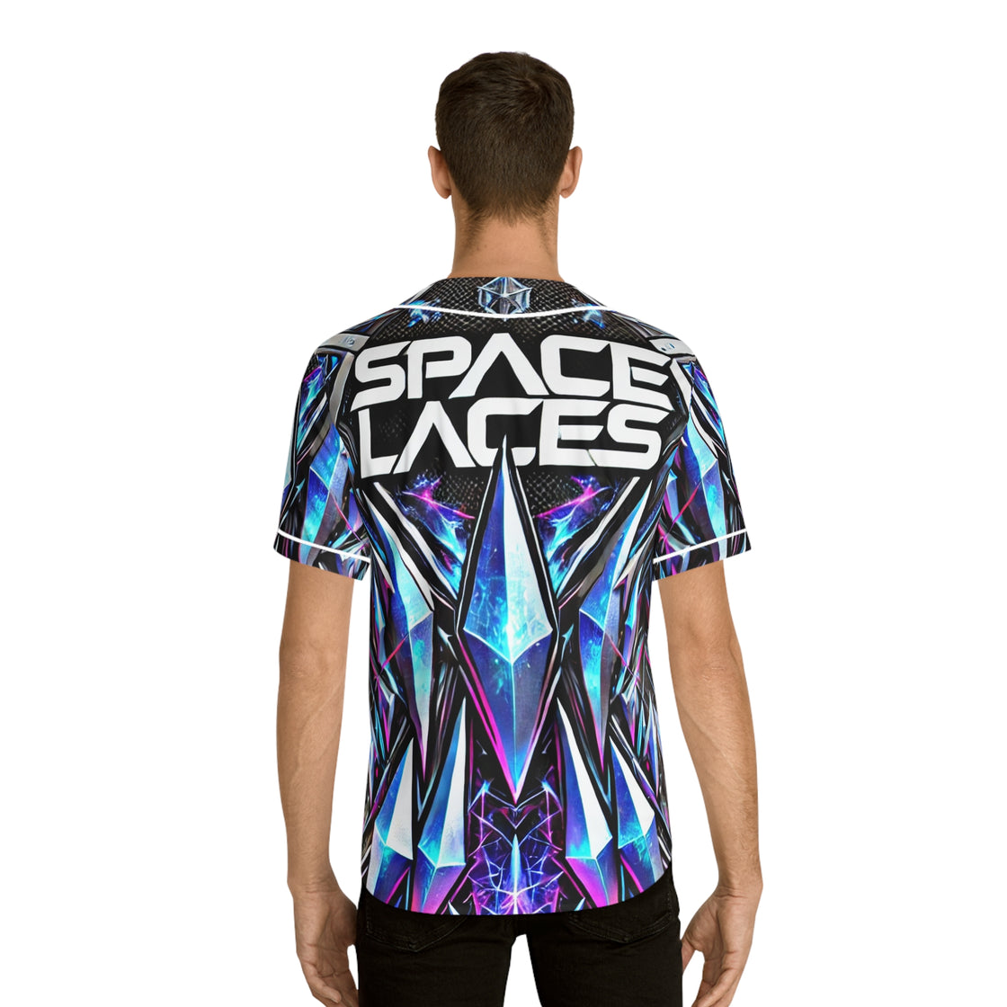 Space Laces Jersey (Blue Diamond) - EDMCLOTHINGSTORE