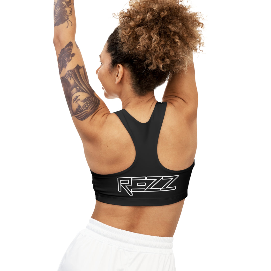 Rezz Crop Top Jersey Sports Bra - EDMCLOTHINGSTORE
