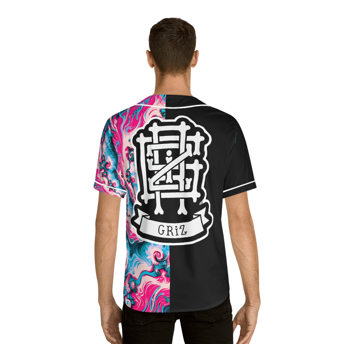 Griz Tye Dye Jersey (Split Personality) - EDMCLOTHINGSTORE