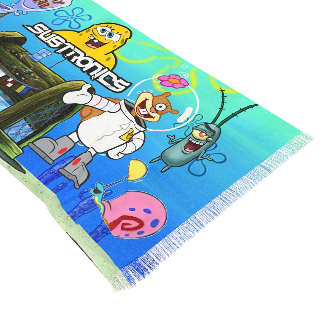 Subtronics (Family SpongeBob) Rave Pashmina Cyclops Cove Pashmina Top Seller Light Weight Scarf - EDMCLOTHINGSTORE