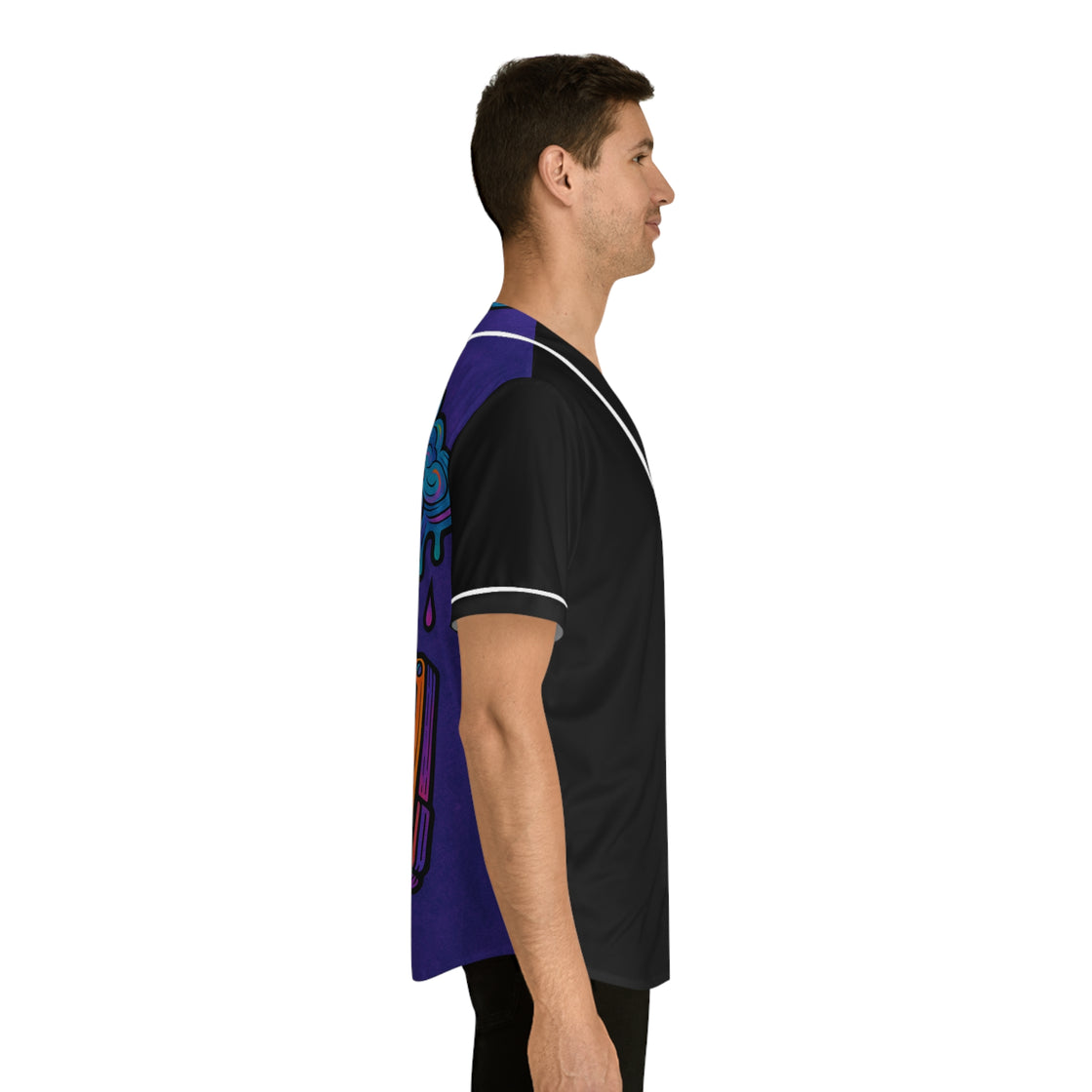Trippy Levity  Tape B Jersey EDM Rave Jersey Colorful Festival Jersey – Limited Edition
