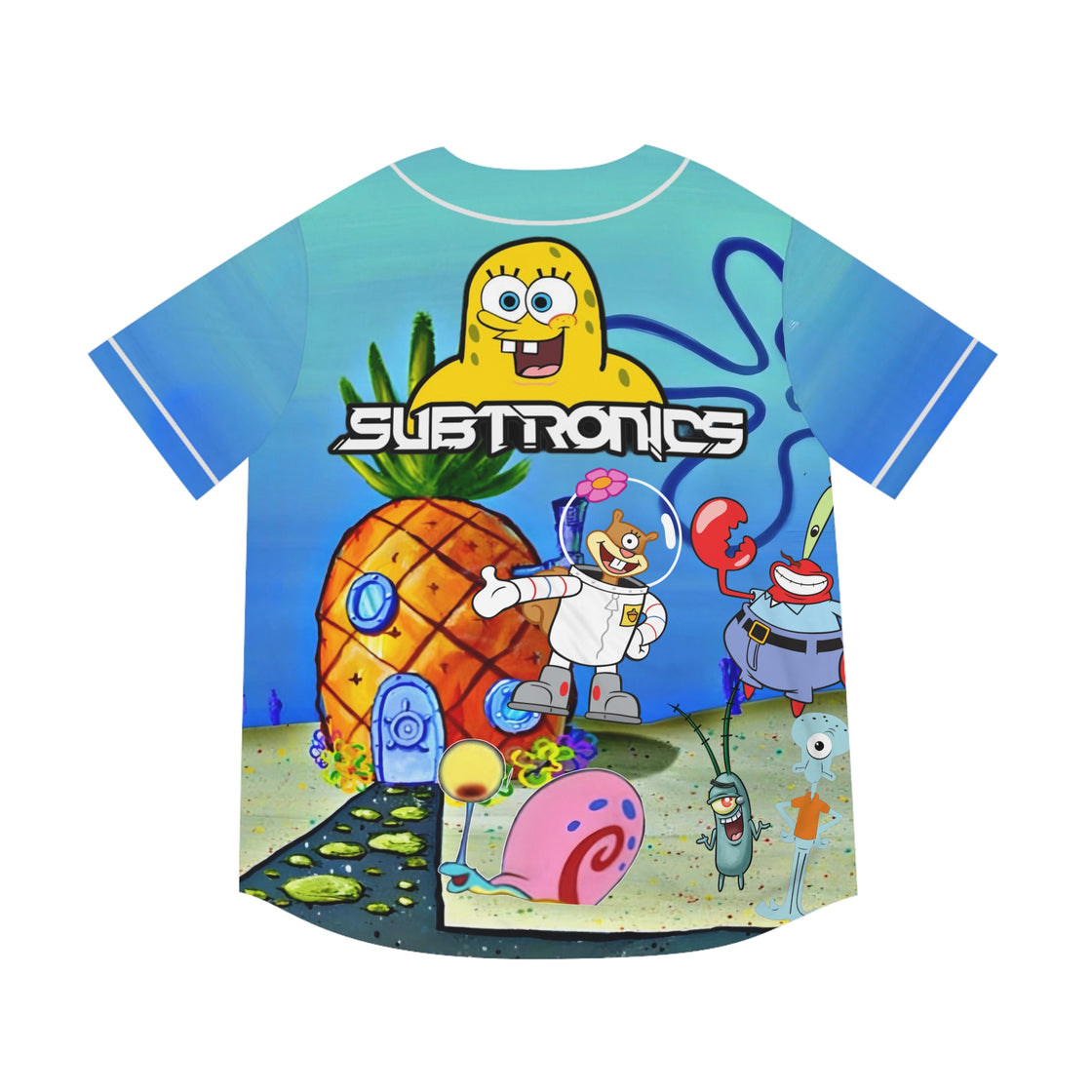 Subtronics SpongeBob Jersey Cyclops Cove Jersey Rave Jersey EDM Jersey SpongeBob Jersey - EDMCLOTHINGSTORE