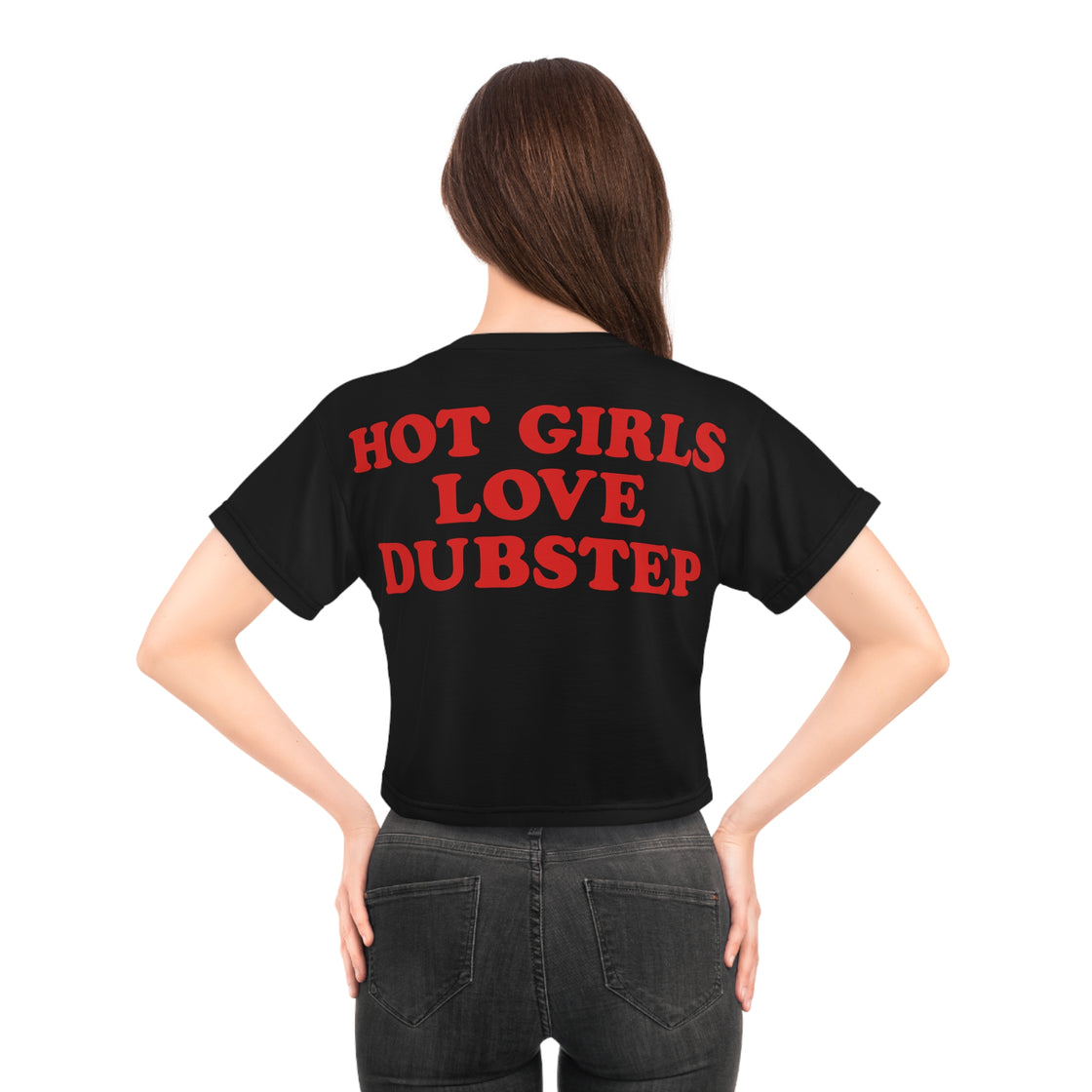 Hot Girls Love Dubstep Crop Top Rave Crop Top Festival Crop Top