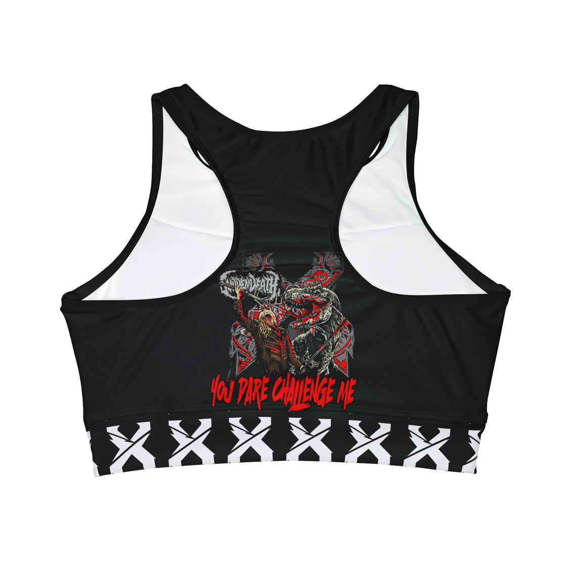 Svdden Death Excison Crop Top Jersey Bikini Top - EDMCLOTHINGSTORE