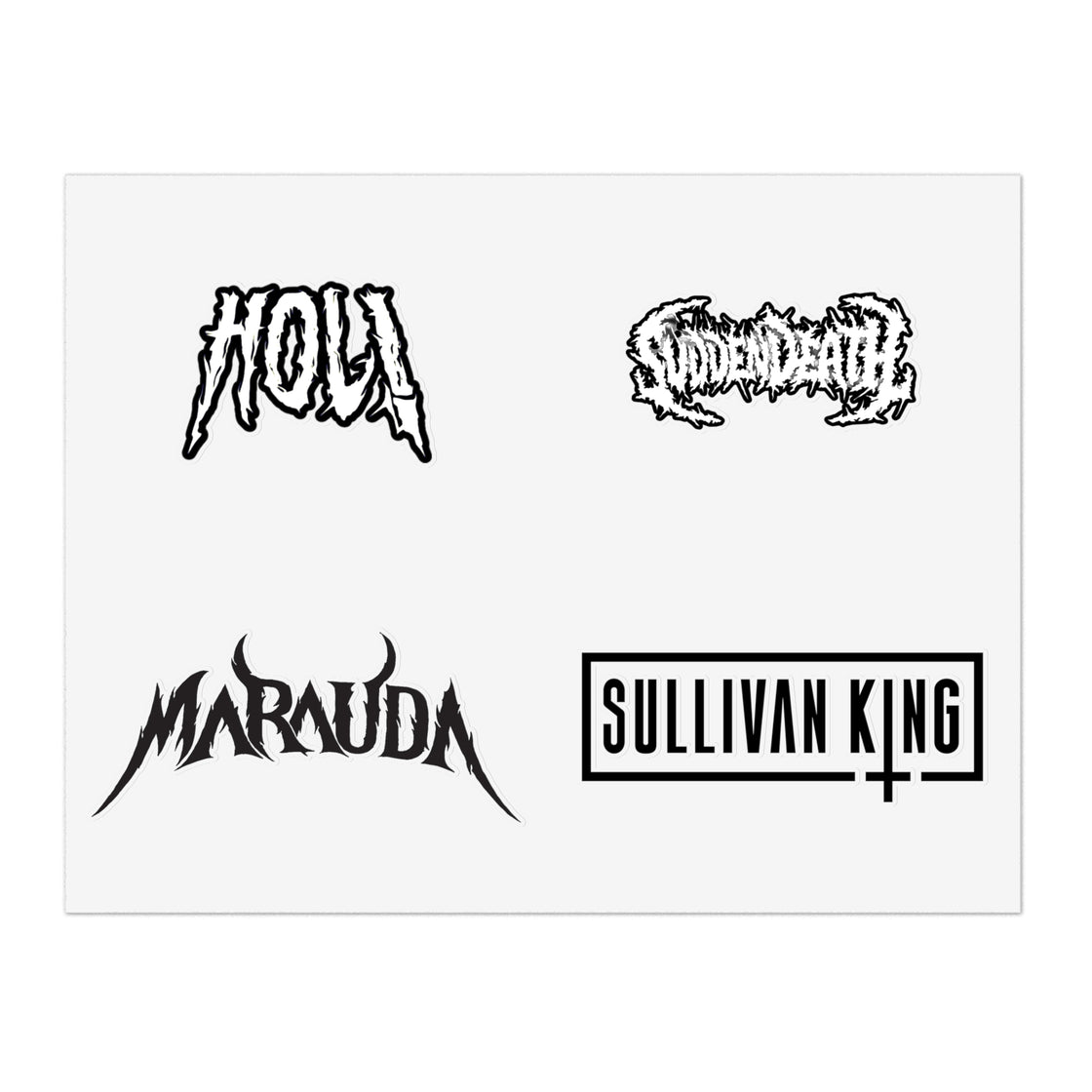 Heavy Dubstep Sticker Sheets - EDMCLOTHINGSTORE