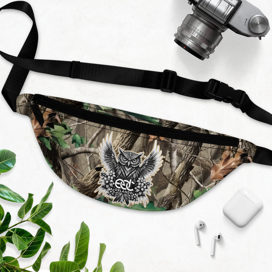 Camo EDM Artist Fanny Pack EDM Small Sling Bag - EDMCLOTHINGSTORE