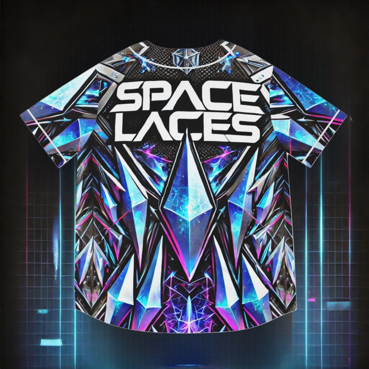 Space Laces Jersey (Blue Diamond) - EDMCLOTHINGSTORE