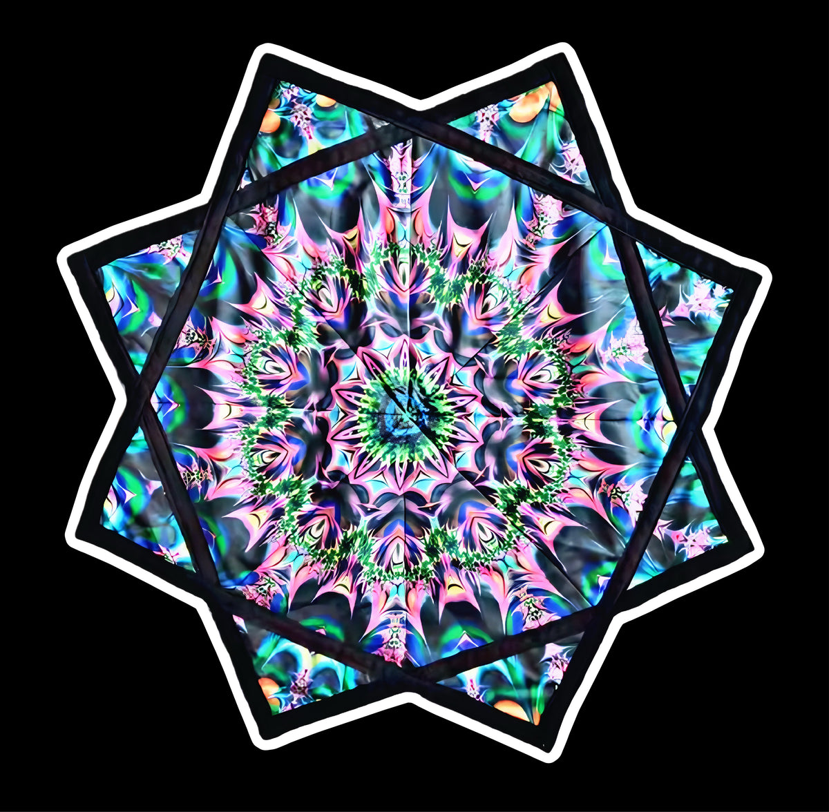 Flow Star Spinner – Kaleidoscope Rave Toy for Festivals & Fun