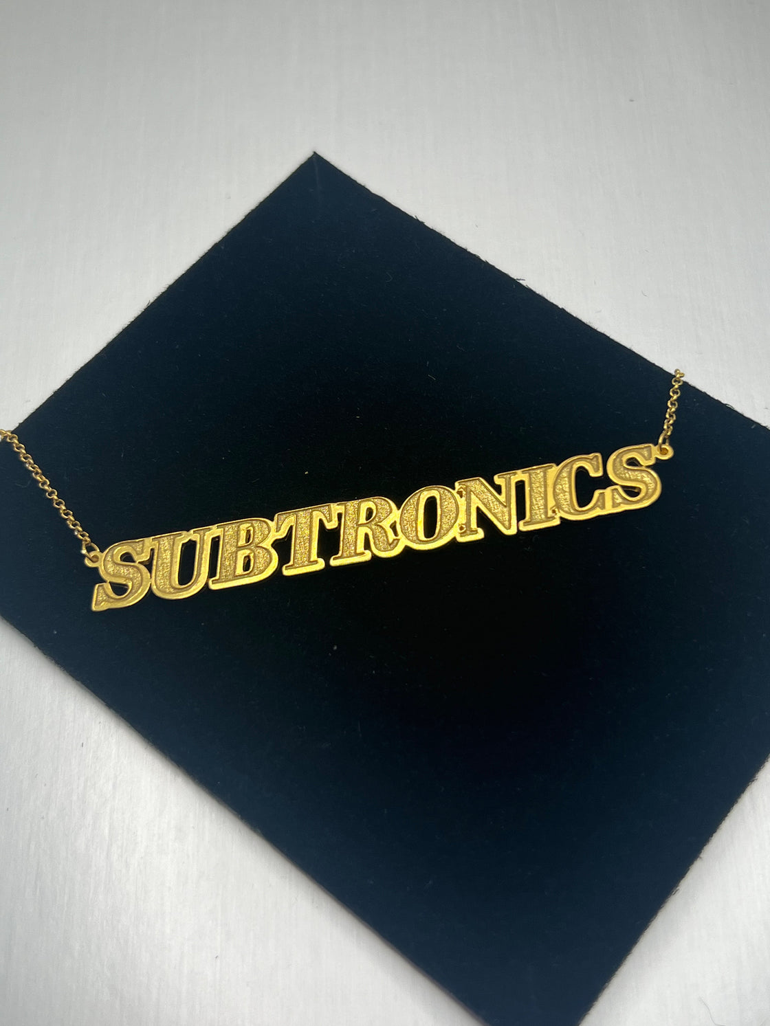 Subtronics 14k Gold Necklace - EDMCLOTHINGSTORE