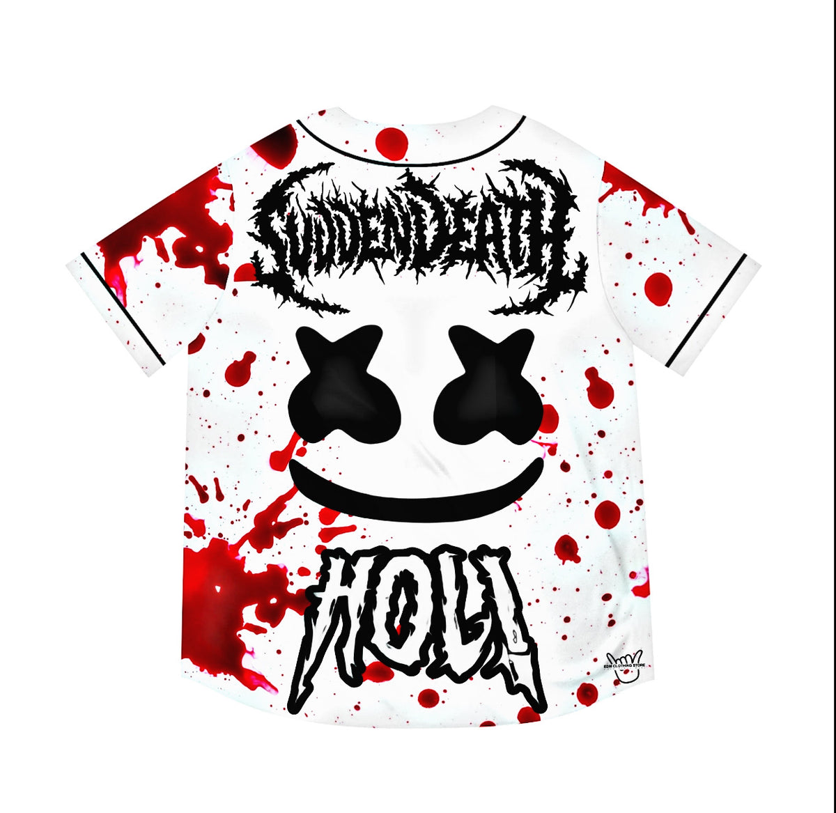 Marshmallo Hol! Svdden Death Jersey EDM EDC Merch - EDMCLOTHINGSTORE